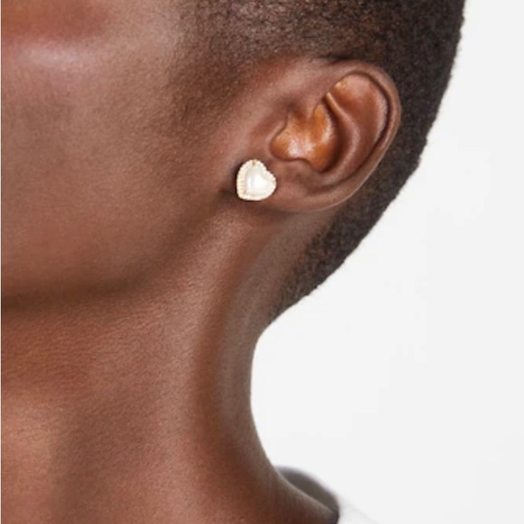 Kate Spade Gold Plated My Love Stud Earrings - Picture 2 of 6